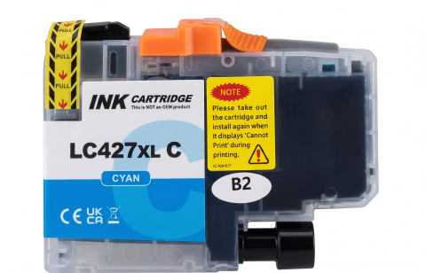 Consumabile imprimanta compatibile - Cartus cerneala compatibil Brother LC427XL Cyan