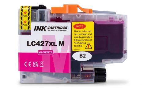Consumabile imprimanta compatibile - Cartus cerneala compatibil Brother LC427XL Magenta