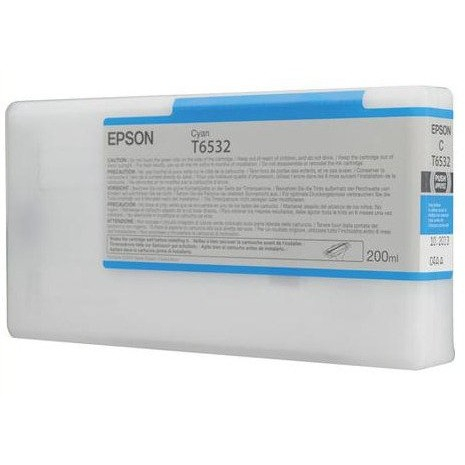 Cartus Cerneala - Cartus cerneala Epson T6532, cyan (albastru), original, 200 ml