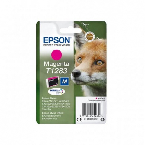 Stylus Pro - Cartuș cerneala Epson T1283, roz (magenta), original, 260 pagini, 3.5 ml