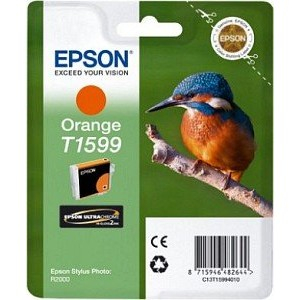 Stylus Photo - Cartuș cerneala Epson T1599, portocaliu (orange), original, 17 ml