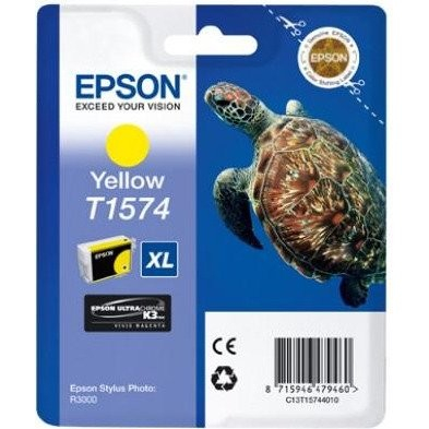 Stylus Photo - Cartuș cerneala Epson T1574, galben (Yellow), original, 25.9 ml