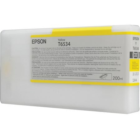 Cartus Cerneala - Cartus cerneala Epson UltraChrome HDR T6534, galben (yellow), original, 200 ml