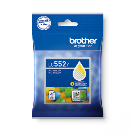 Cartuș de cerneală Brother LC552Y original - Yellow [2]