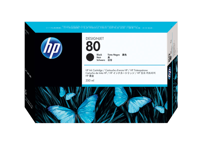 Cartus Cerneala - Cartuș cerneală HP 80 (C4871A), negru (black), original, 350 ml