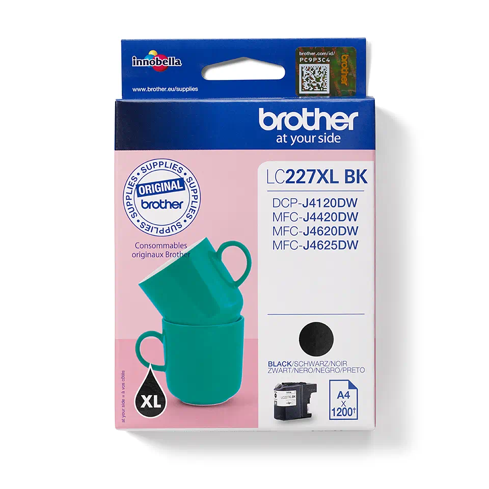 MFC-J5320DWDW - Cartus cerneala Brother LC227XLBK, negru (black), original, 1200 pagini, 25 ml