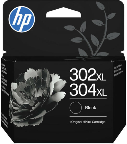 Cartuse inkjet si cerneala - Cartus de cerneala original HP 302XL / 304XL Negru, 300 pagini (B7RT9AE)