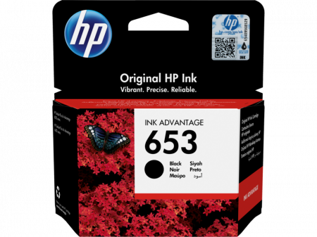 Cartuse & Tonere - Cartus cerneala HP 653 Black Ink Advantage 3YM75AE