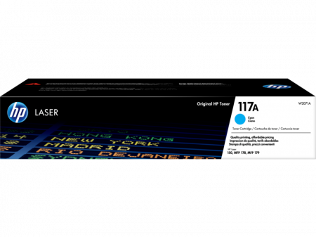 Cartus toner HP 117 cyan W2071A