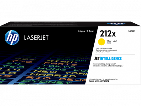 Cartus toner HP 212X HY Yellow LaserJet Toner Cartridge W2122X