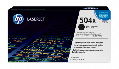 Cartus Toner - Cartus toner HP 504X Black cap. mare CE250X