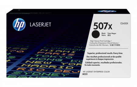 Cartus toner HP 507X Black cap. mare CE400X