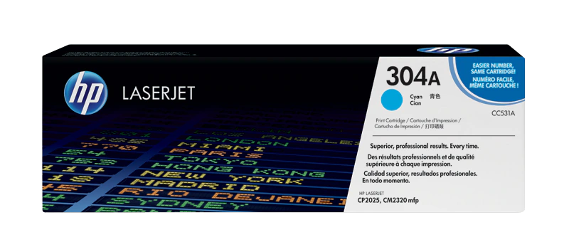 Cartus Toner - Cartus toner HP 304A Cyan CC531A