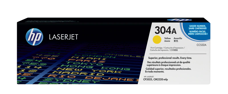 Cartus Toner - Cartus toner HP 304A Yellow CC532A