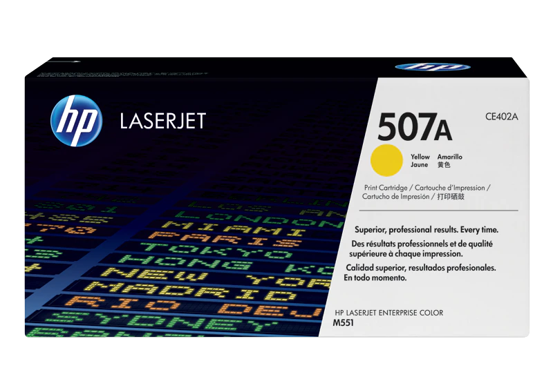 Cartus toner HP 507A Yellow CE402A