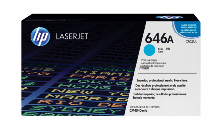 Cartus Toner - Cartus toner HP 646A Cyan CF031A