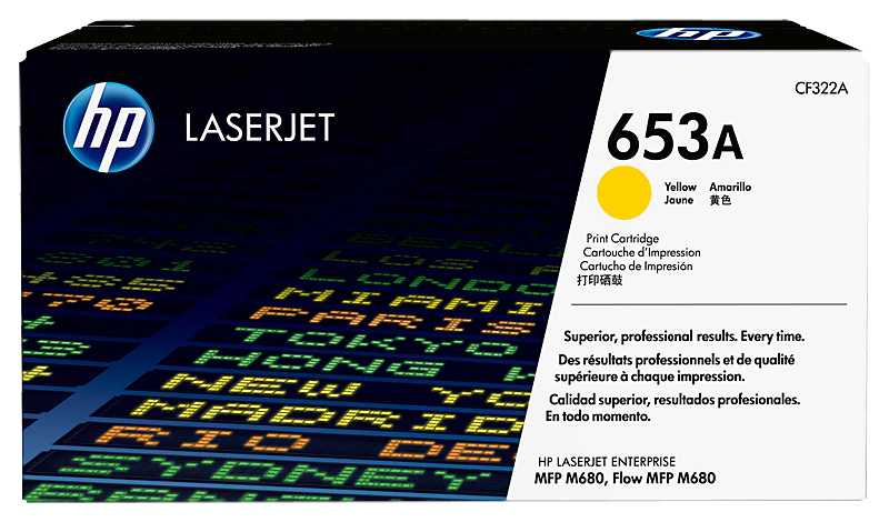 Cartus Toner - Cartus toner HP 653A Yellow CF322A