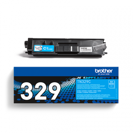 Toner Brother TN329C albastru (cyan), original, 6000 pagini [1]