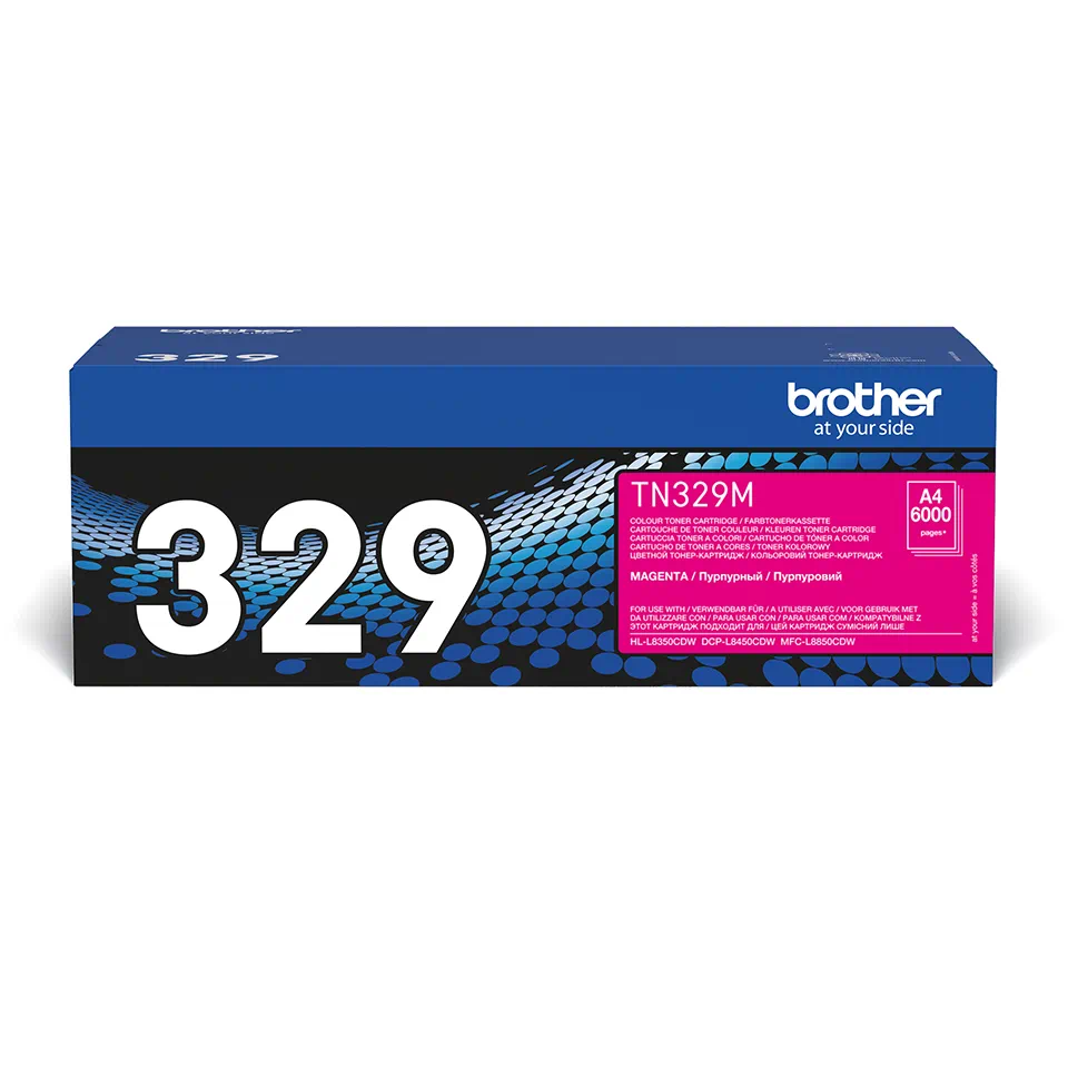 Toner Brother TN329M, roz (magenta), original, 6000 pagini [0]