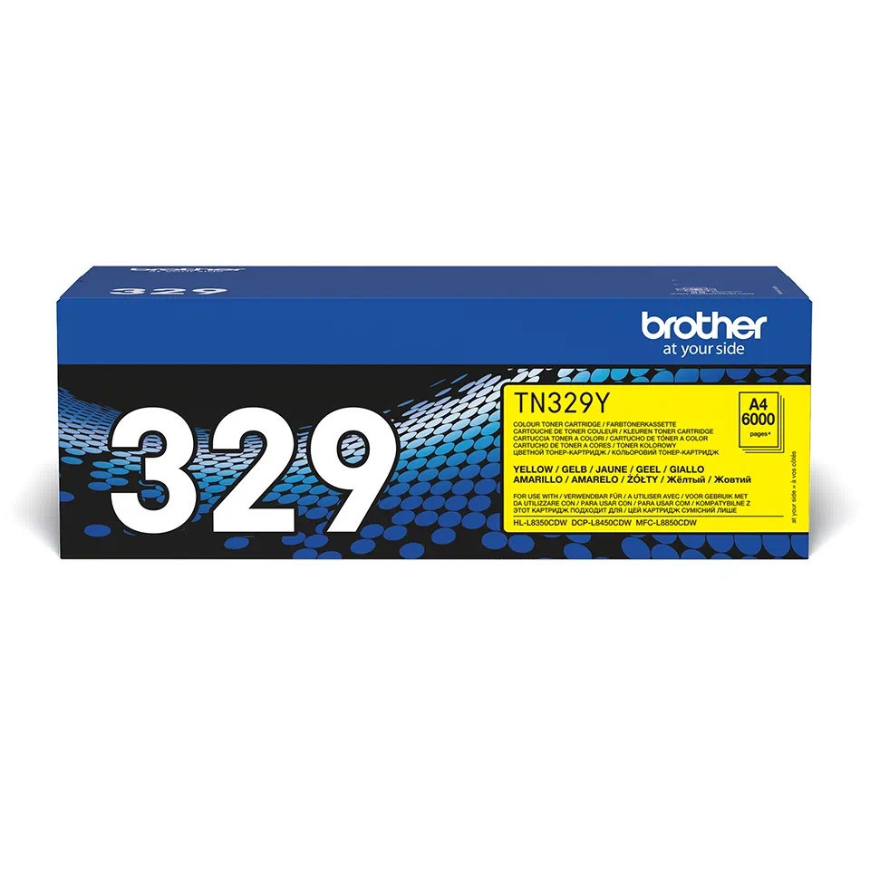 Cartus Toner - Toner Brother TN-329Y, galben (yellow), original, 6000 pagini