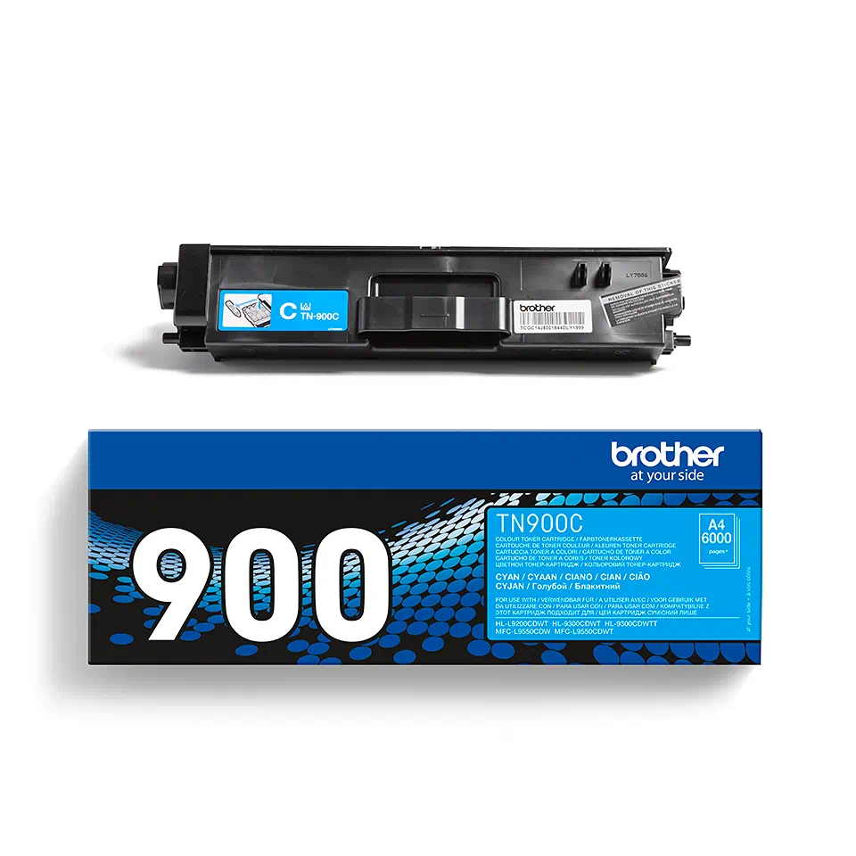 Toner Brother TN-900C, cyan (albastru), original, 6.000 pagini [1]