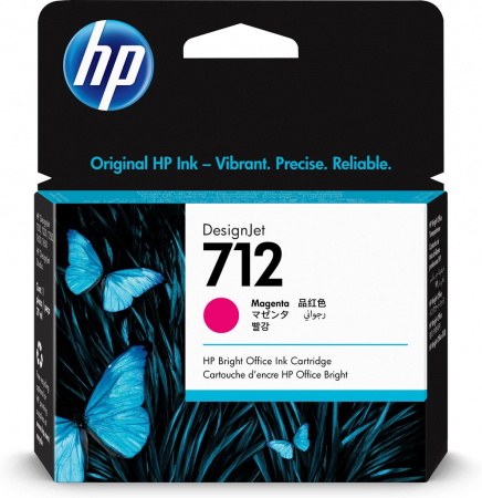 Cartuse Plottere - Cartus cerneala HP 712 29-ml Magenta DesignJet 3ED68A