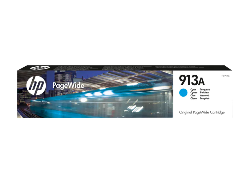HP 913A Cyan Original PageWide Cartridge F6T77AE