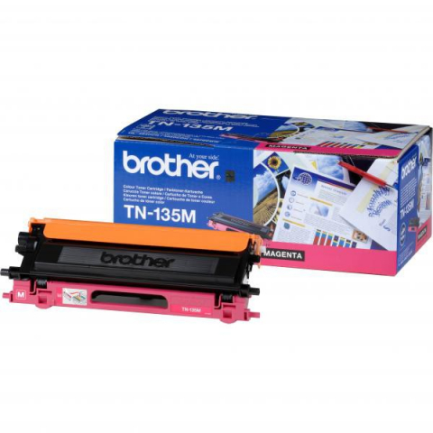 Cartus Toner - Toner Brother TN135M, roz (magenta), original, 4000 pagini