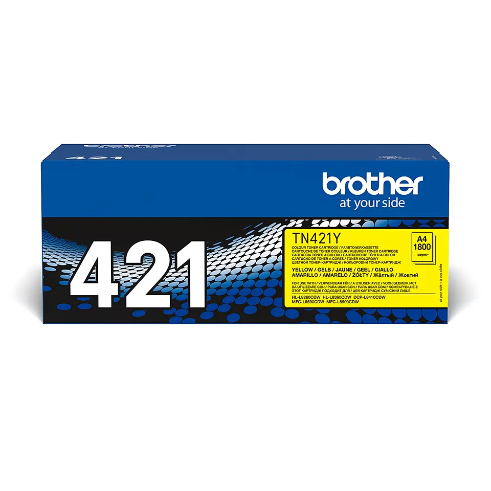 Toner Brother TN421Y, galben (yellow), original, 1800 pagini