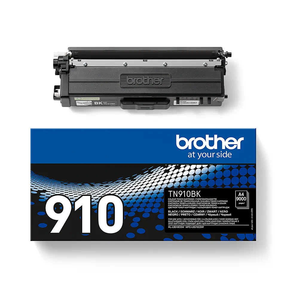 Toner Brother TN-910BK, negru (black), original, 9000 pagini [1]