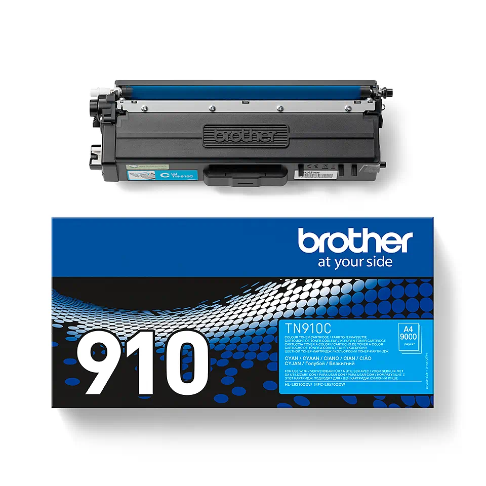 Toner Brother TN910C, albastru (cyan), original, 9000 pagini [1]