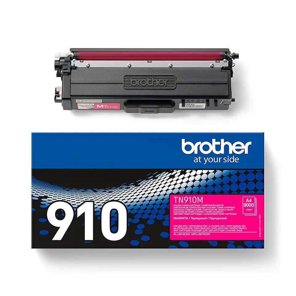 Toner Brother TN-910M, roz (magenta), original, 9000 pagini [1]
