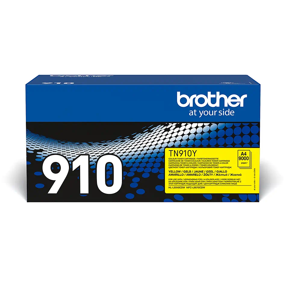 Toner Brother TN-910Y, galben (yellow), original, 9000 pagini