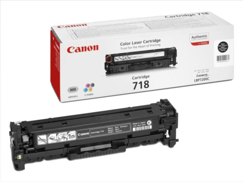 Consumabile imprimanta - Cartus toner Canon Black CRG-718B - Canon