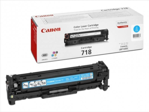 Consumabile imprimanta - Cartus toner Canon Cyan CRG-718C - Canon