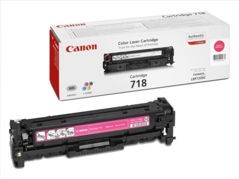 Consumabile imprimanta - Cartus toner Canon Magenta CRG-718M - Canon