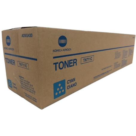 Cartus Toner - Toner Konica Minolta TN-711C (A3VU450), albastru (cyan), original, 31500 pagini