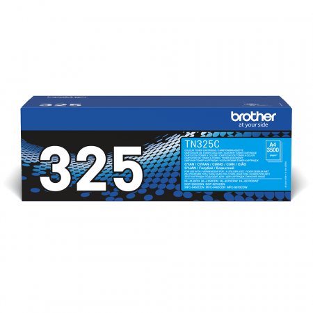 Toner Brother TN325C albastru (Cyan), original, 3500 pagini