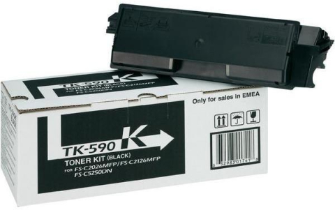 Tonere - Cartus toner Kyocera Negru TK-590K pentru ECOSYS M6026/M6526 & FS-C2026/C2126/C5250 (1T02KV0NL0) - KYOCERA