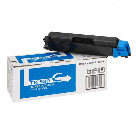 Kyocera - Toner Kyocera TK-580C, cyan (albastru), original, 2800 pagini