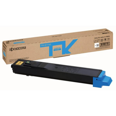 Cartuse & Tonere - Toner Kyocera TK-8115C, albastru (cyan), original, 6000 pagini