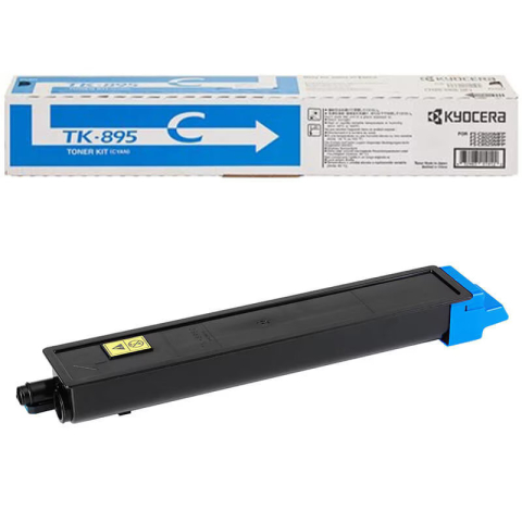 Tonere - Cartus toner Kyocera Cyan TK-895C pentru FS-C8020/C8025/C8520/C8525 (1T02K0CNL0) - KYOCERA