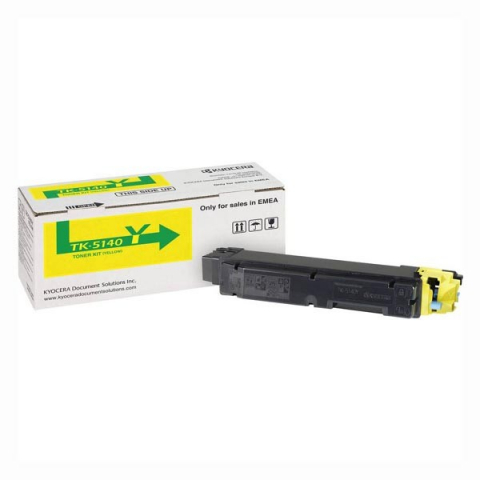 Cartuse & Tonere - Toner Kyocera TK-5140Y, galben (yellow), original, 5.000 pagini