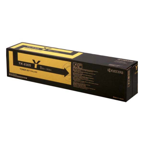 Tonere - Cartus toner Kyocera Galben TK-8305Y pentru TASKalfa 3050ci/3051ci/3550ci/3551ci (1T02LKANL0) - KYOCERA