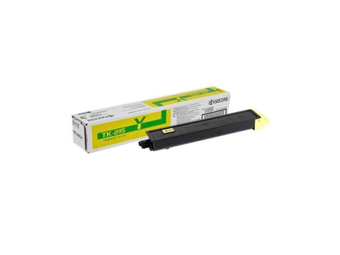 Tonere - Cartus toner Kyocera Yellow TK-895Y pentru FS-C8020/C8025/C8520/C8525 (1T02K0ANL0) - KYOCERA