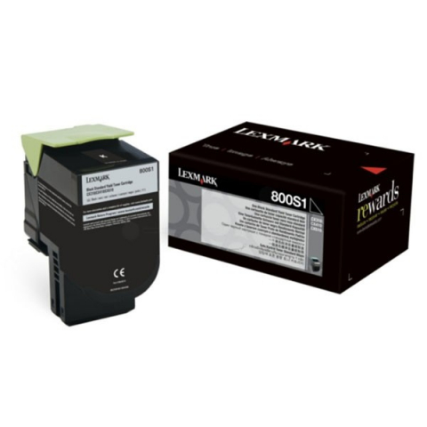 Cartus Toner - Cartus toner Lexmark 800S1 Black 80C0S10