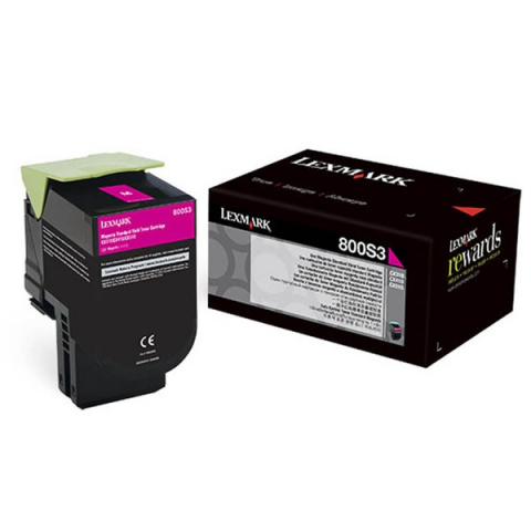 Cartus Toner - Cartus toner Lexmark 800S3 Magenta 80C0S30