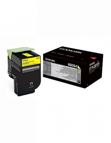 Cartus Toner - Cartus toner Lexmark 800S4 Yellow 80C0S40