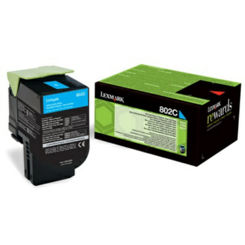 Cartus Toner - Cartus toner Lexmark 802CE Cyan Corporate 80C20CE