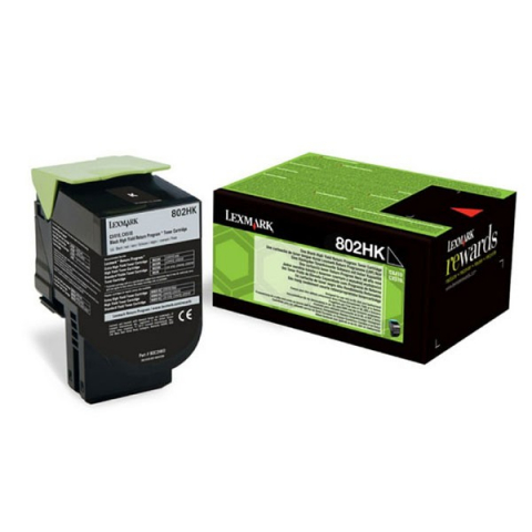 Cartuse & Tonere - Cartus toner Lexmark 802HKE Black Corporate cap. mare 80C2HKE